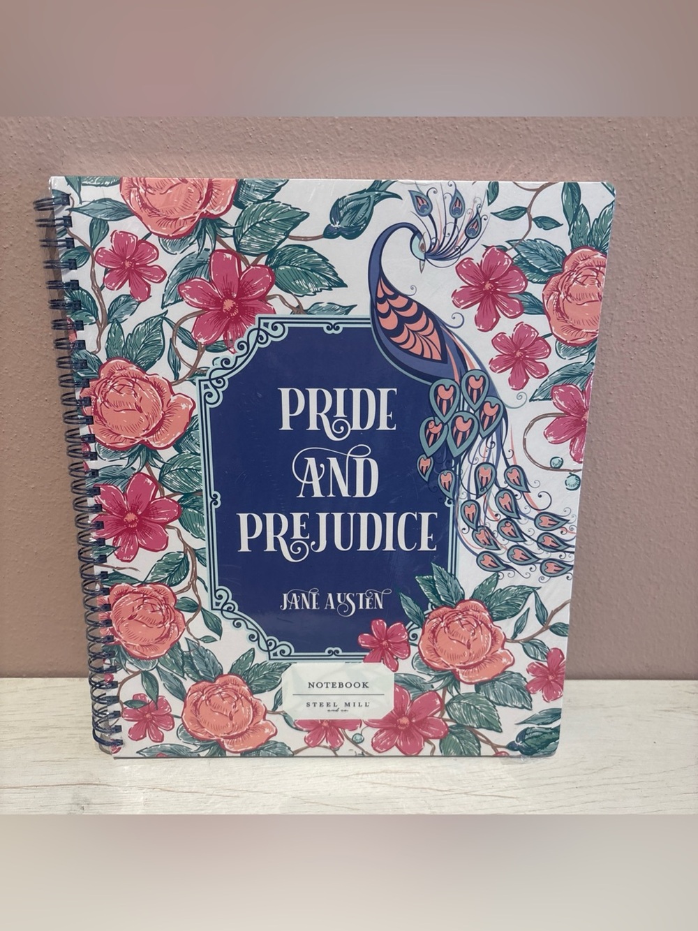 Pride & Prejudice Ring Writing Journal Notebook Lined Pages NEW